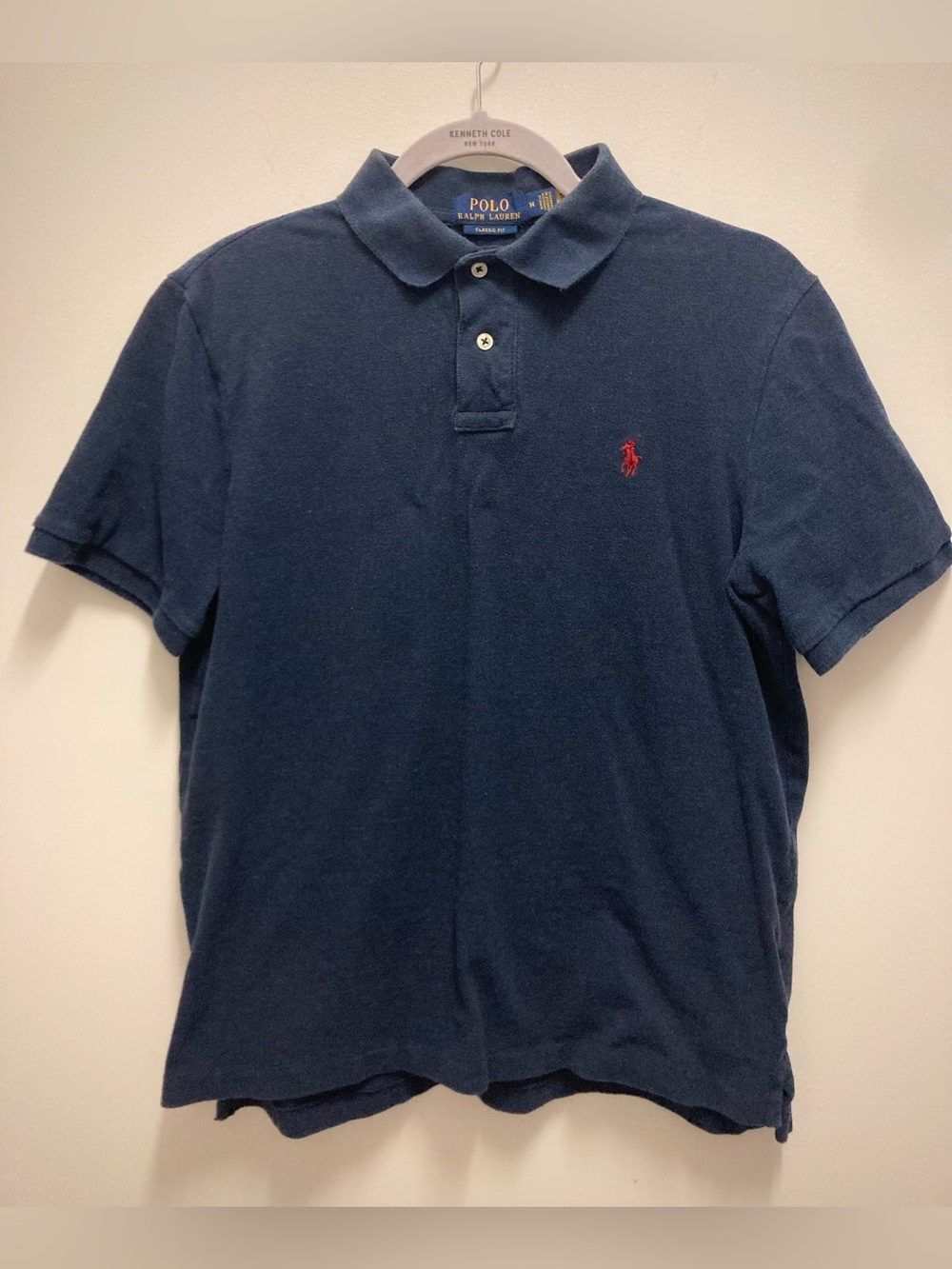 Polo Ralph Lauren Navy Polo with Red Pony Embroidery